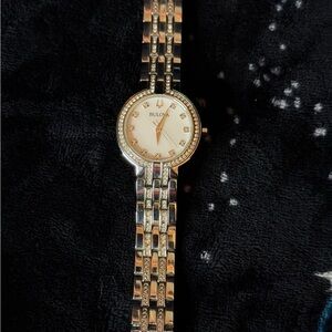 Bulova Women's Clsssic Crystal Silver Stainless Steel Watch